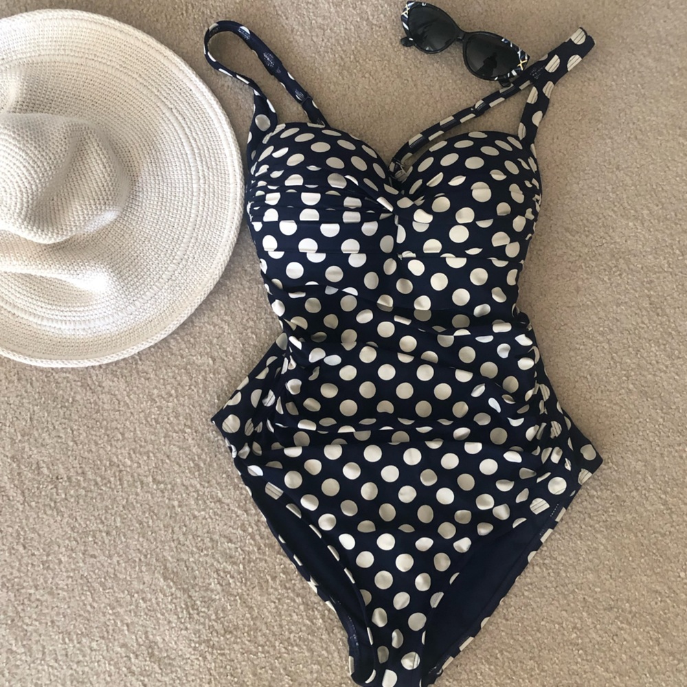 Niptuck Polka Dot Retro Style Suit